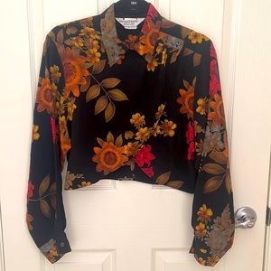 Sportmax by Max Mara VINTAGE 100% Silk blouse made in Italy size 6